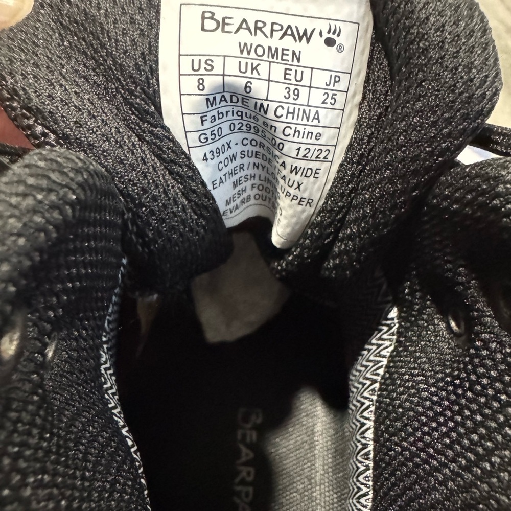 BearPaw Women's Black Hiking Boots - Picture 5 of 9